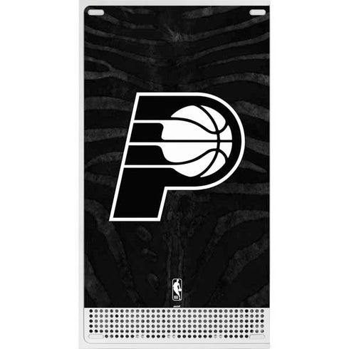 NBA Indiana Pacers Black Animal Print Xbox Series S Console Skin